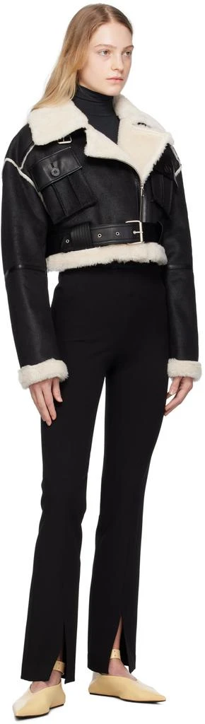 LVIR Black Slit Trousers 4