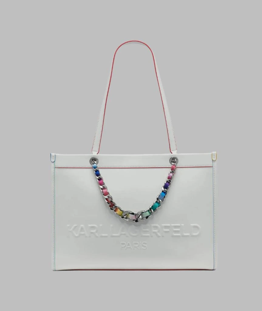 Karl Lagerfeld Paris SAVOIE LARGE LEATHER TOTE 1