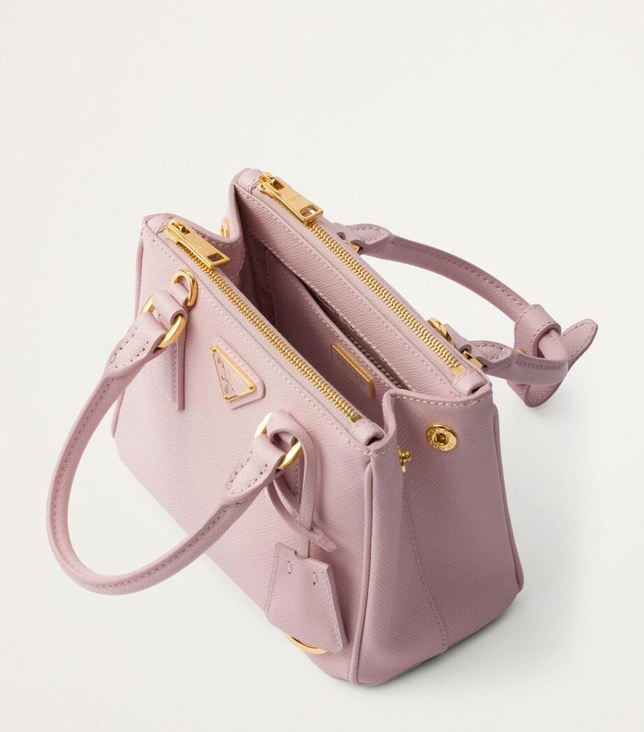 Prada Micro Saffiano Leather Galleria Top-Handle Bag 4