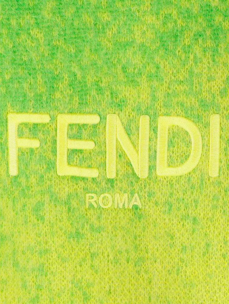 Fendi Fendi Kids Logo Embroidered Crewneck Jumper 3