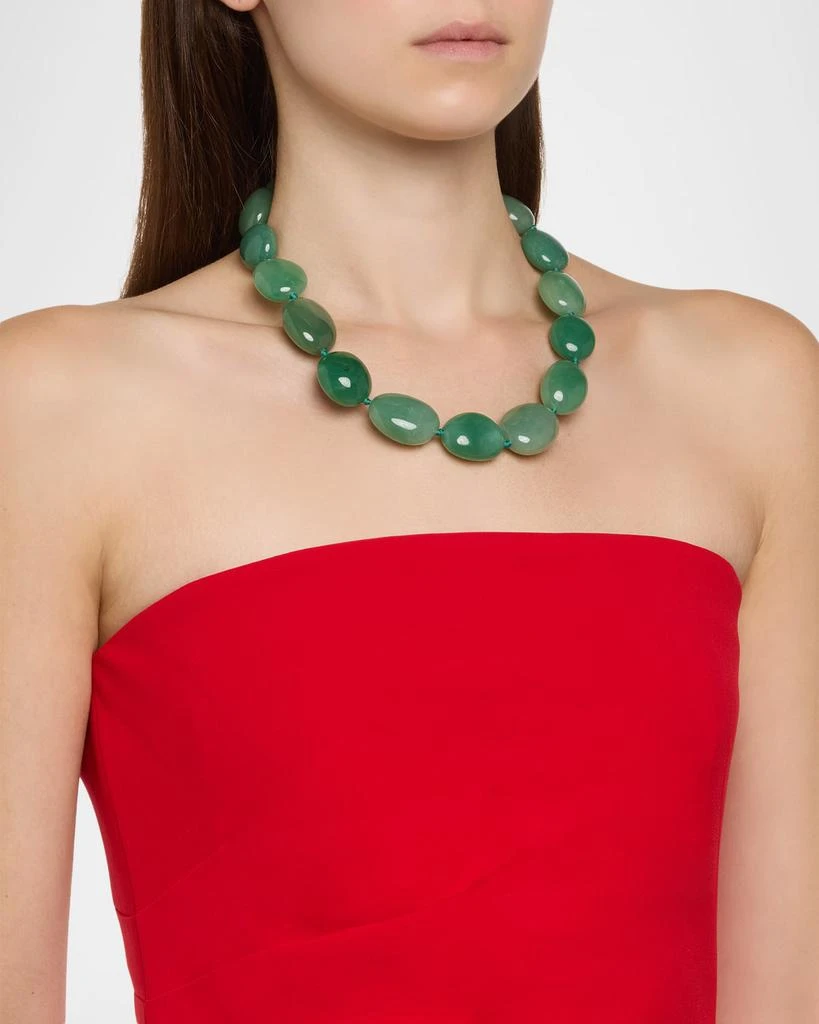 NEST Jewelry Jade Aventurine Gemstone Strand Necklace 2