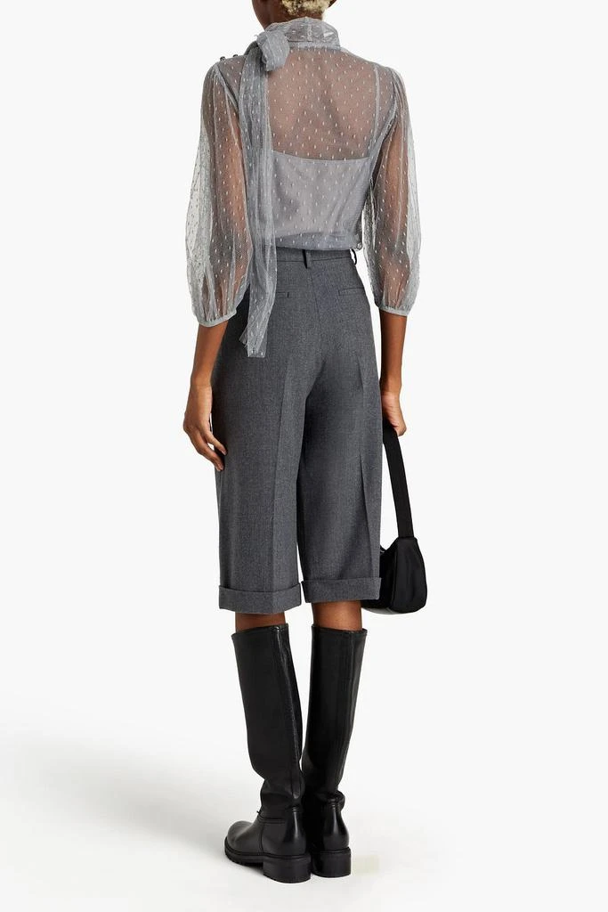 RED Valentino Pussy-bow point d'esprit blouse 3