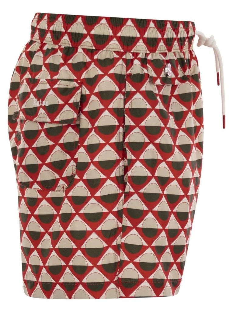 Kiton Patterned Beach Boxers 3