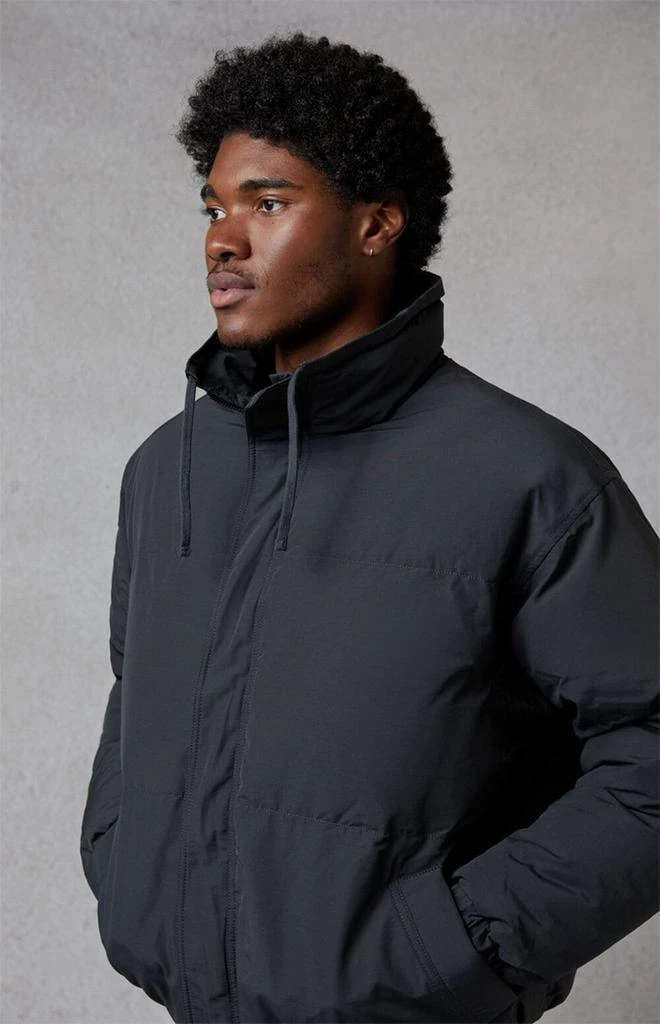 Essentials Black Puffer Jacket 5