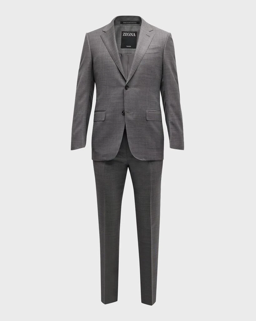 Zegna Men's Trofeo Micro-Tic Suit 1