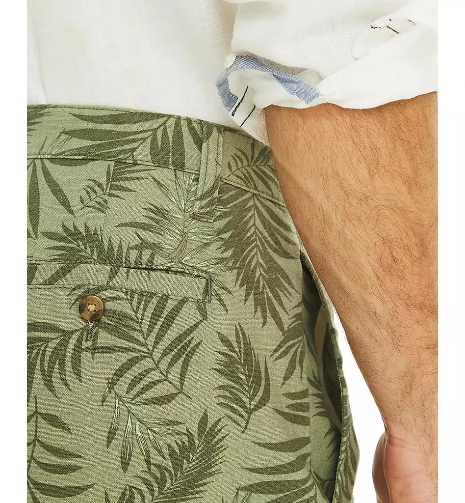 Nautica Men's Pleated Leaf Print 8-1/2" Shorts 3