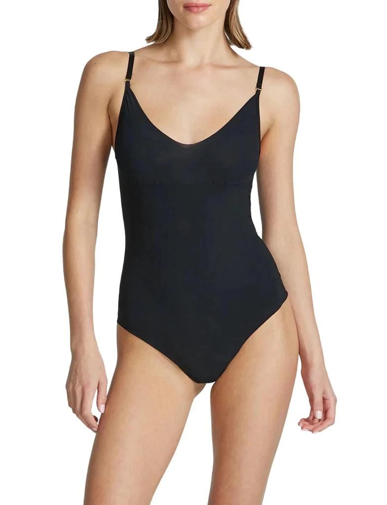 Commando Classic Control Bodysuit In Black 1