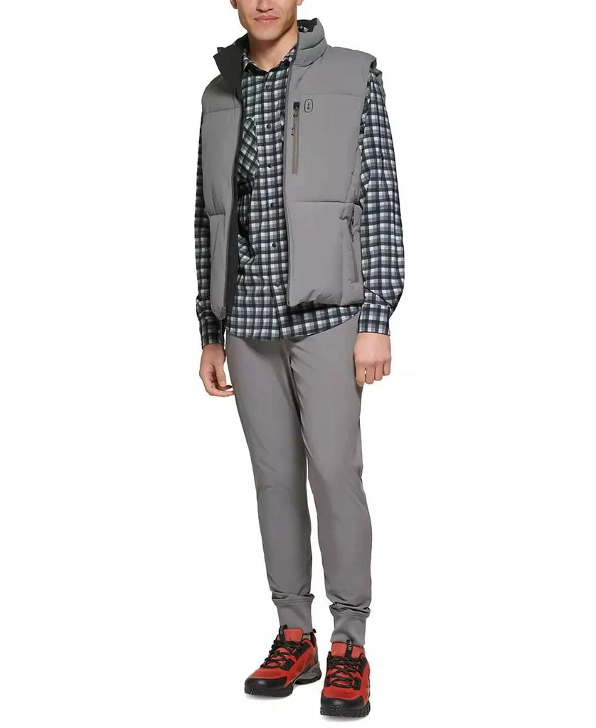BASS OUTDOOR Men's Glacier Quilted Full-Zip Hiking Vest 6