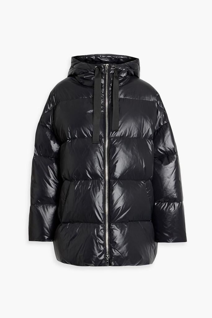 STAND STUDIO Adeline oversized quilted shell hooded down jacket