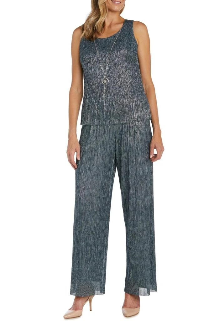 R&M Richards R&M Richards - 3-Piece Jacket Tank Pants Evening Set 3