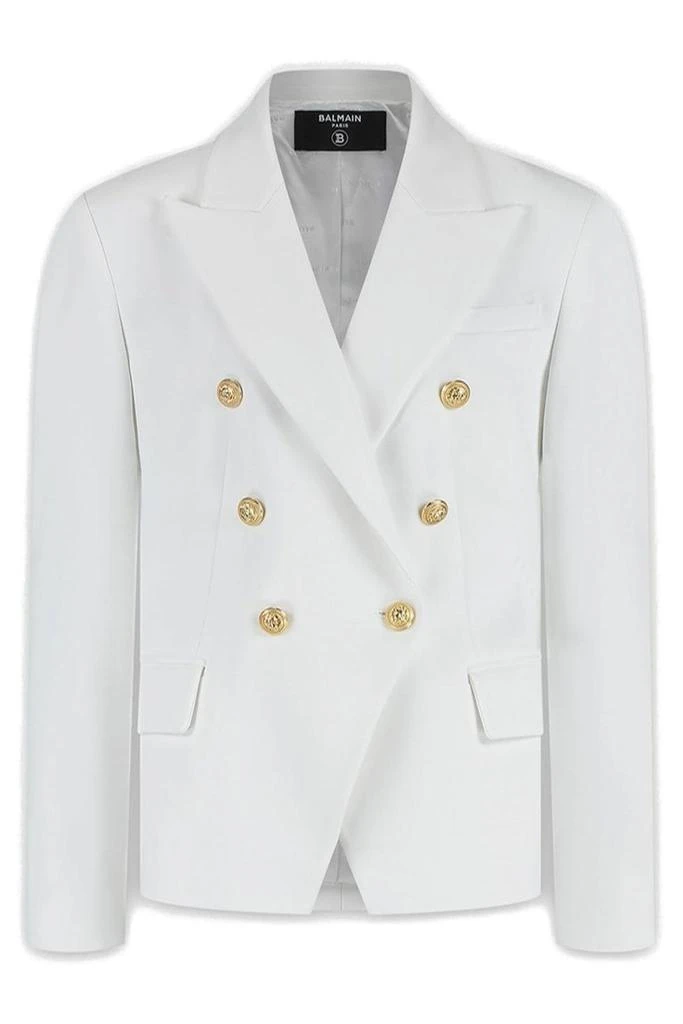 Balmain Balmain Kids Long Sleeved Double Breasted Jacket