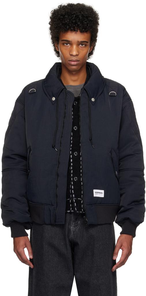 NEIGHBORHOOD Men's Sailing Padded Jacket Black - Coats