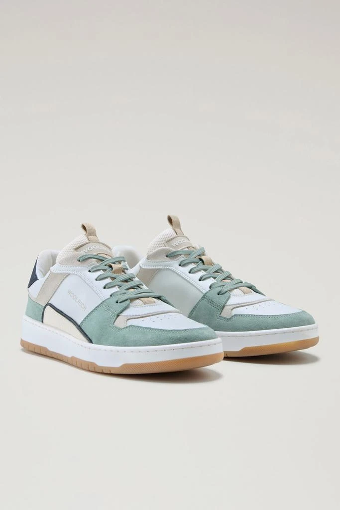 WO-FOOTWEAR Classic Basketball Sneakers in Suede - Men - White 2