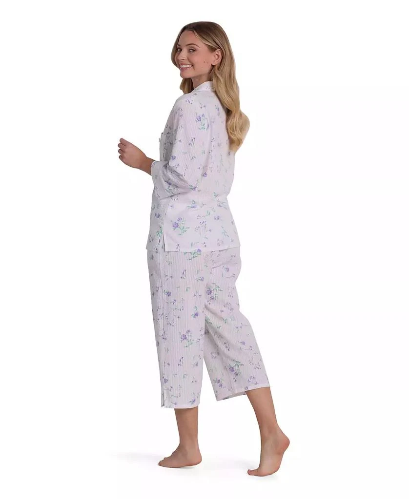 Miss Elaine Women
s Printed Long-Sleeve Top 
Pajama Pants, 2-Piece Set 3
