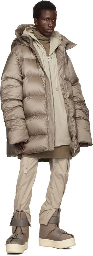 Rick Owens Moncler + Rick Owens Gray Low Splint Boots 5