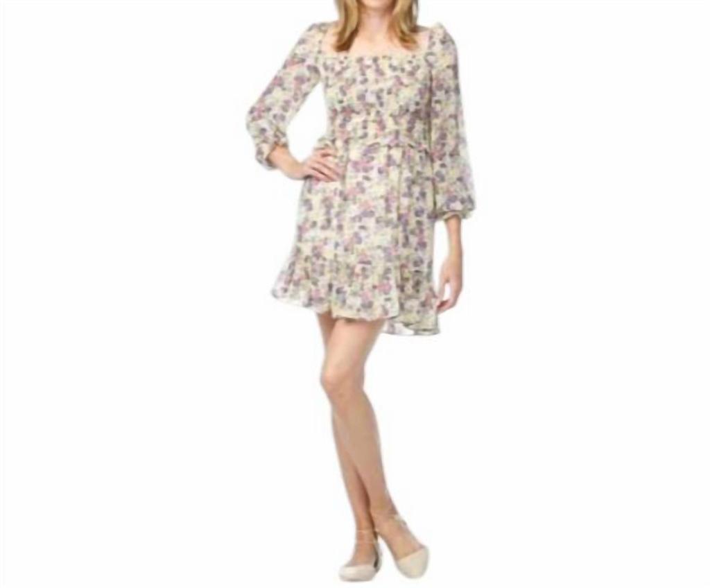 Papillon Papillon - Tiered Puff Sleeve Dress