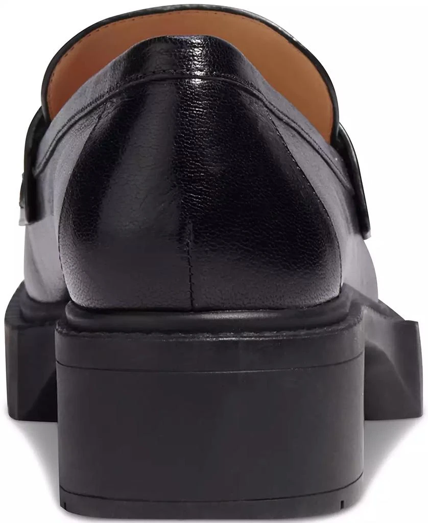 Coach Women's Leah Platform Leather Lug Sole Loafers 3