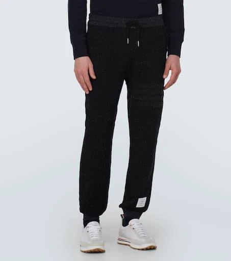 Thom Browne 4-Bar cotton and silk sweatpants 3