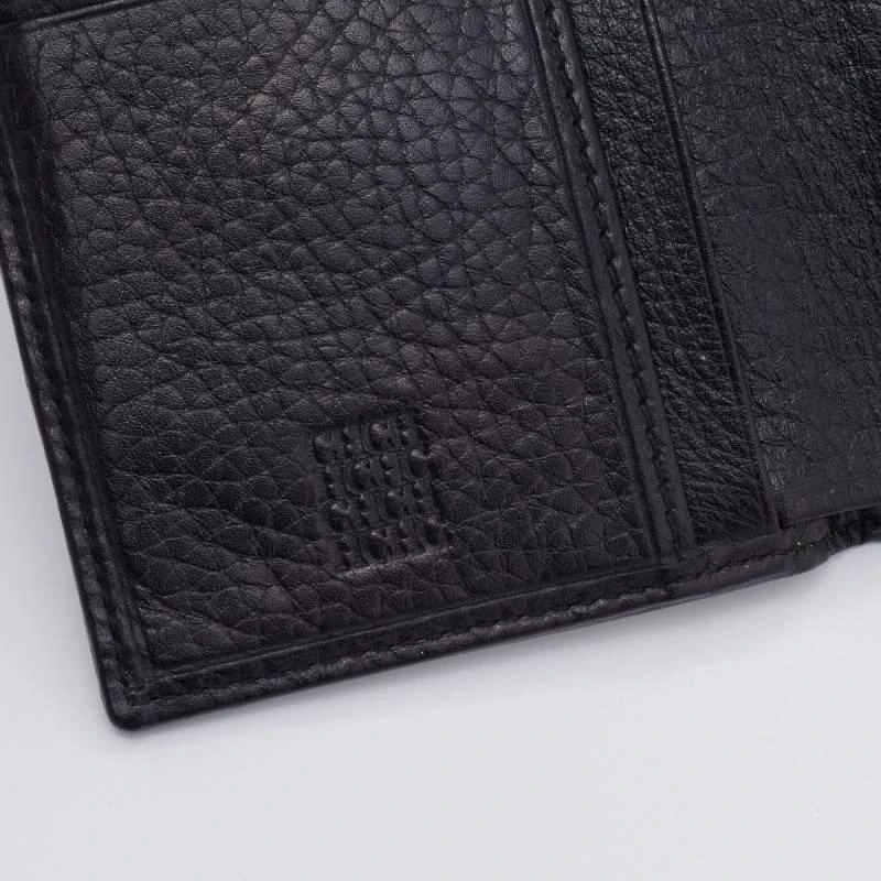 CH Carolina Herrera CH Carolina Herrera Black Leather French Continental Wallet 8