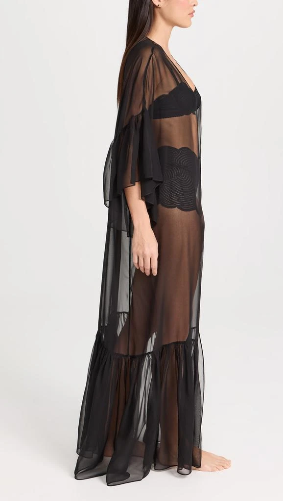 Suzy Black Birdie Robe 3