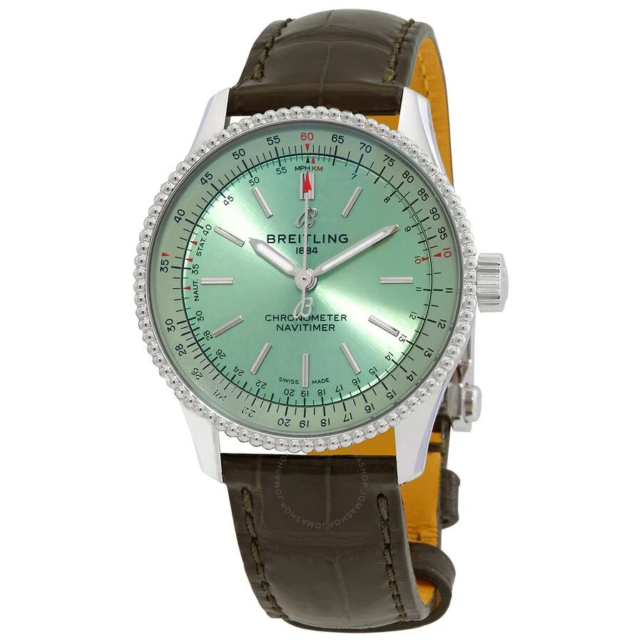 BREITLING Navitimer Automatic Chronometer Green Dial Unisex Watch A17395361L1P2 1