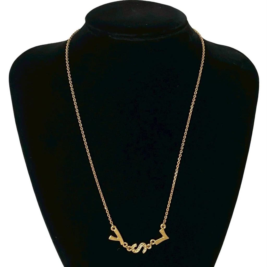 Yves Saint Laurent Plating Necklace (Pre-Owned) 2