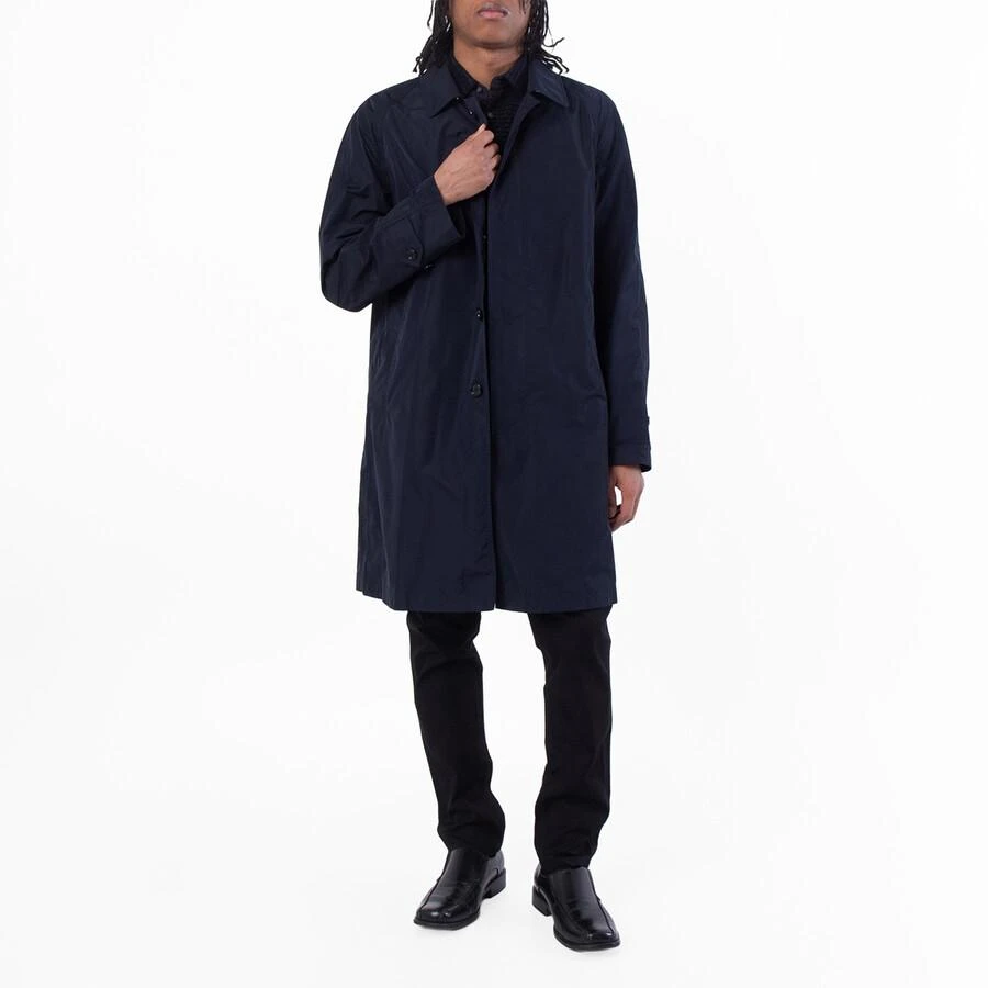Burberry Navy Hampstead Trench Coat