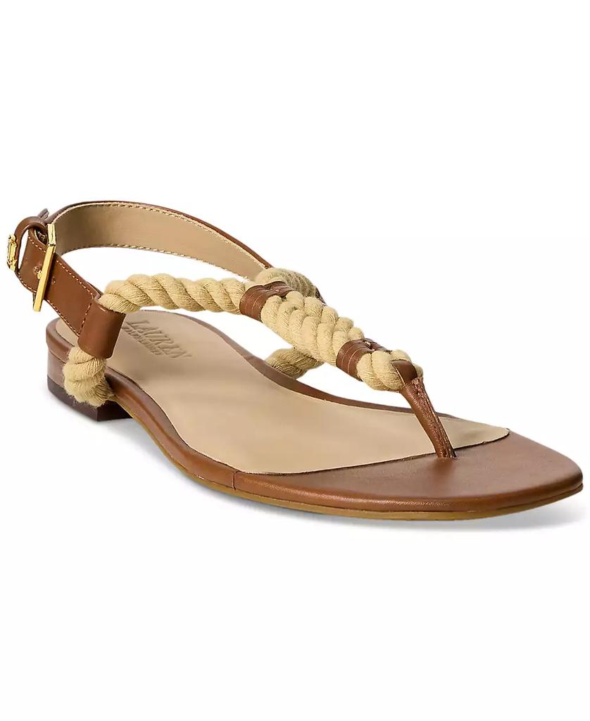 Ralph Lauren Women's Everly Thong Flat Sandals - Shoes