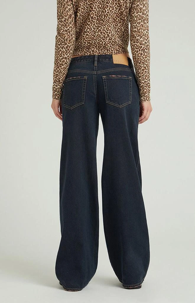 PacSun Dark Indigo Low Rise Baggy Jeans 4