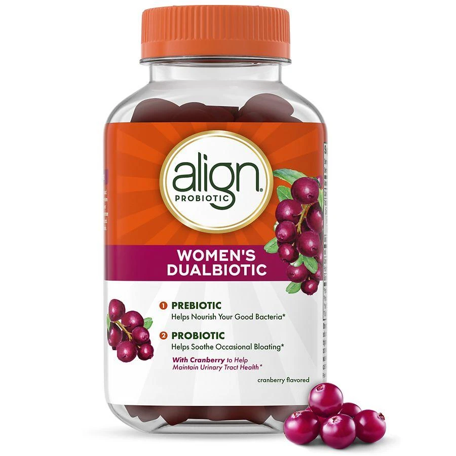 Align Prebiotic + Probiotic for Feminine Health Cranberry 1