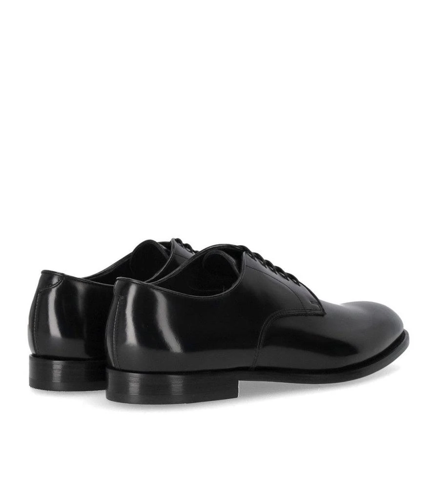DOUCAL'S Derby Horse Black Lace Up 4