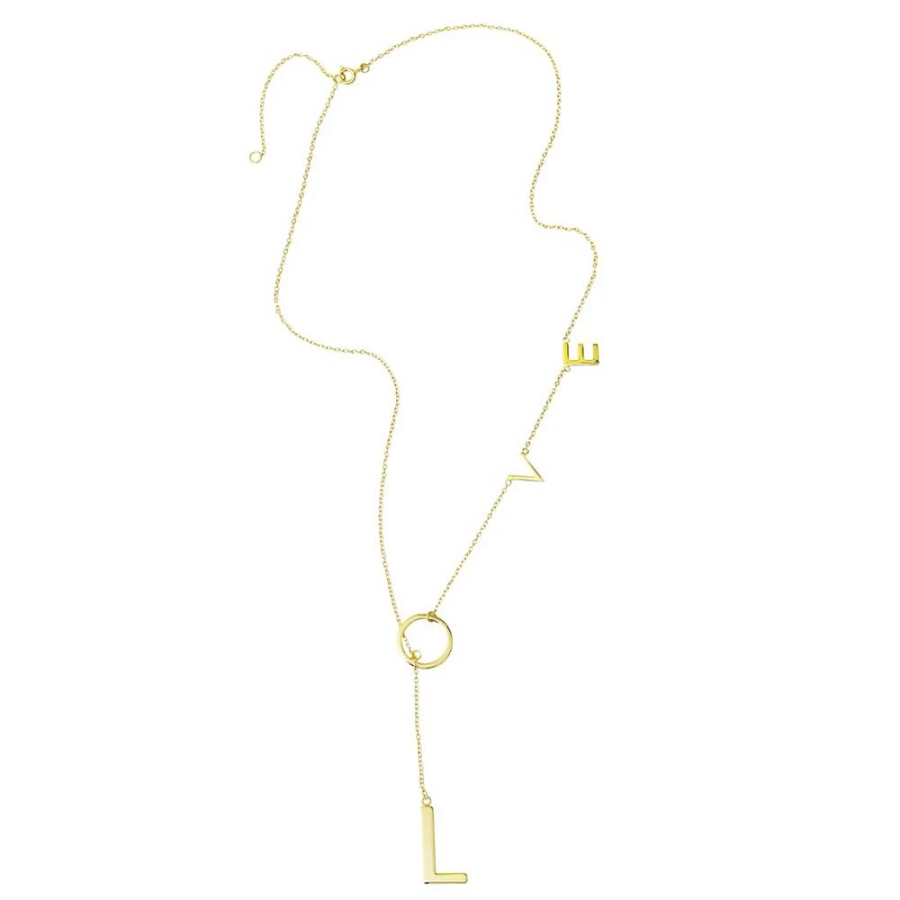 ADORNIA Love Lariat Necklace 1