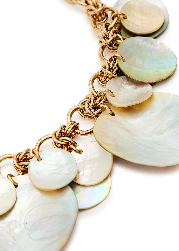 RABANNE Shell Disc pearl necklace 4