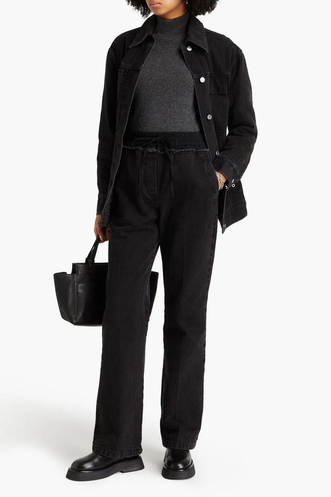 3.1 Phillip Lim Frayed high-rise straight-leg jeans 2