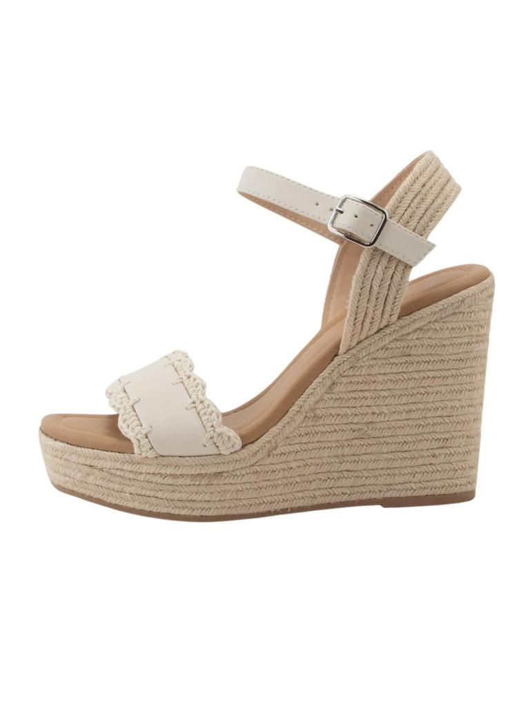 CCOCCI Ccocci - Women's Crochet Lace Espadrille Wedges