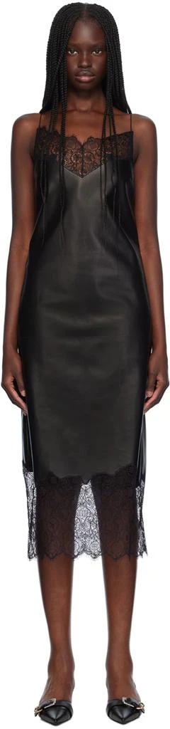 leather bridesmaid dress Tyler Faux Leather Dress – Bishop + Young main image 1