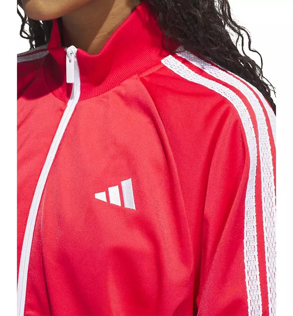 Adidas Women's Zip-Front Long-Sleeve Logo Track Jacket 5