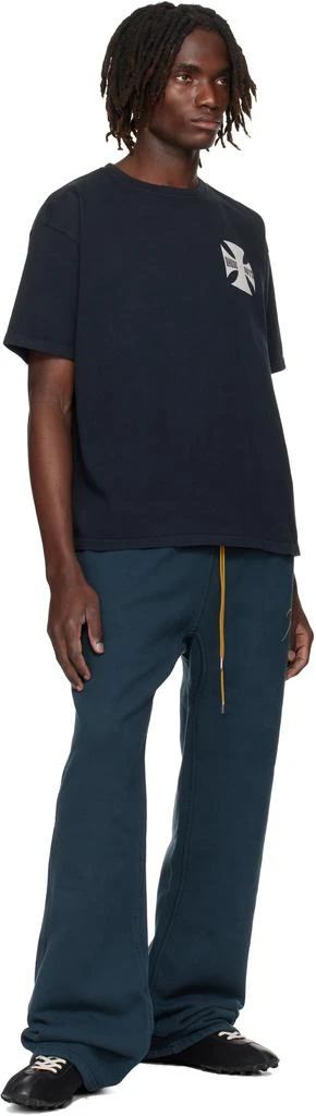 Rhude Navy Classic Sweatpants 4