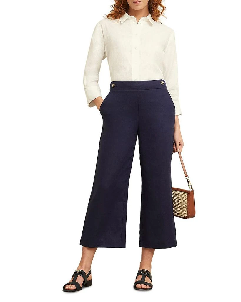 HOBBS LONDON Josephine Linen Wide Leg Pants 2