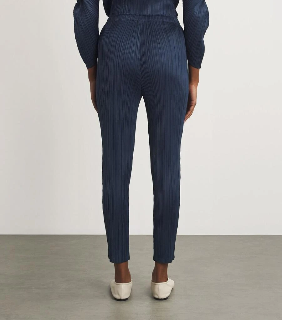 Pleats Please Wormhole Slim-Fit Trousers 4