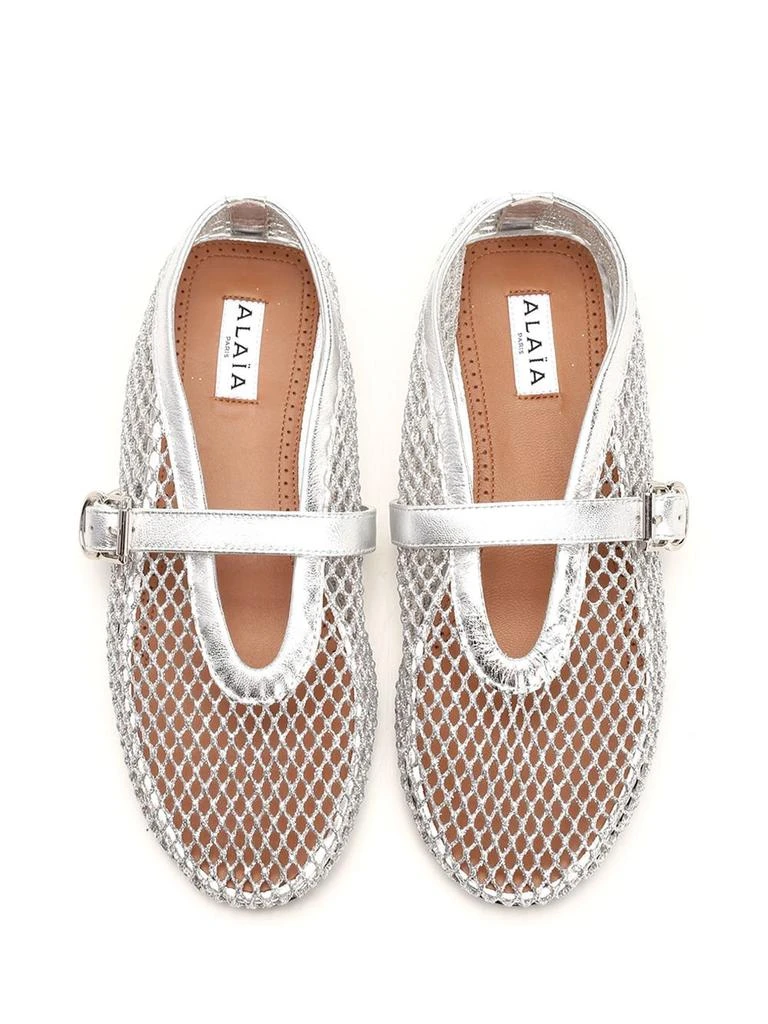 Alaïa Alaïa Rhinestone Embellished Ballet Flats 4
