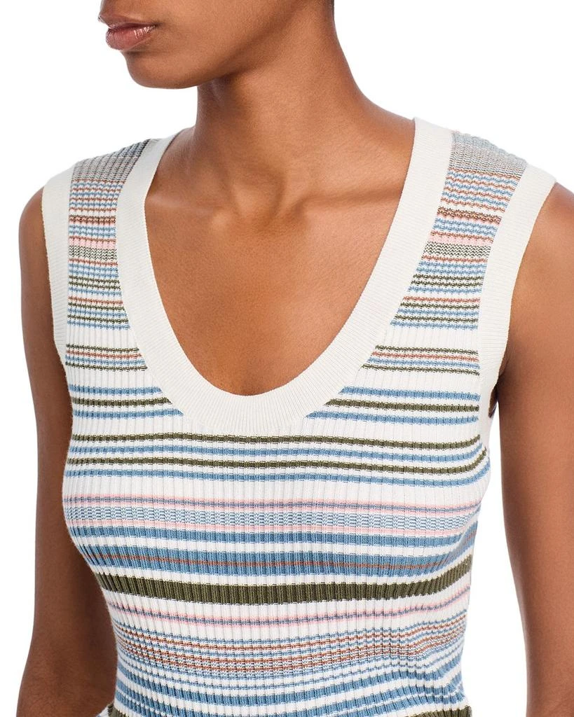 VERONICA BEARD Ezinna Stripe Knit Tank 4
