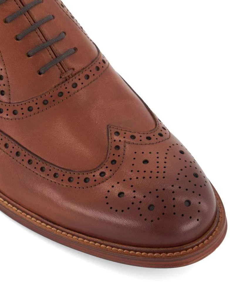 DUNE London Dune London Solihull brogues shoe in tan 3