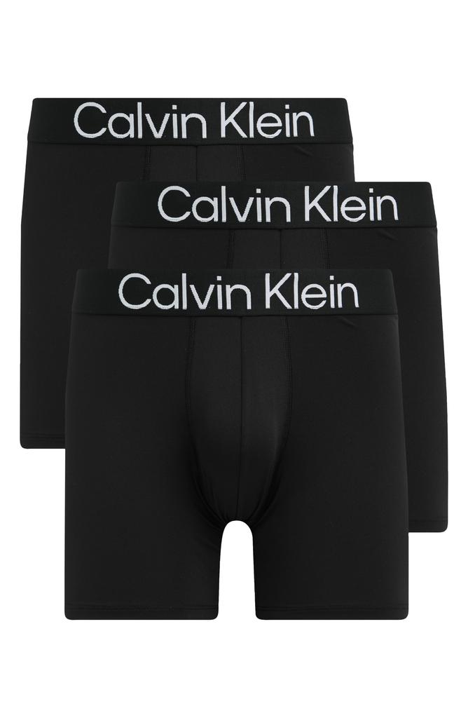 Calvin Klein Bold Logo 3-Pack Boxer Briefs