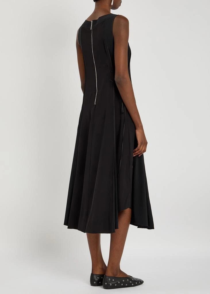 HIGH Good Fortune panelled satin midi dress 3