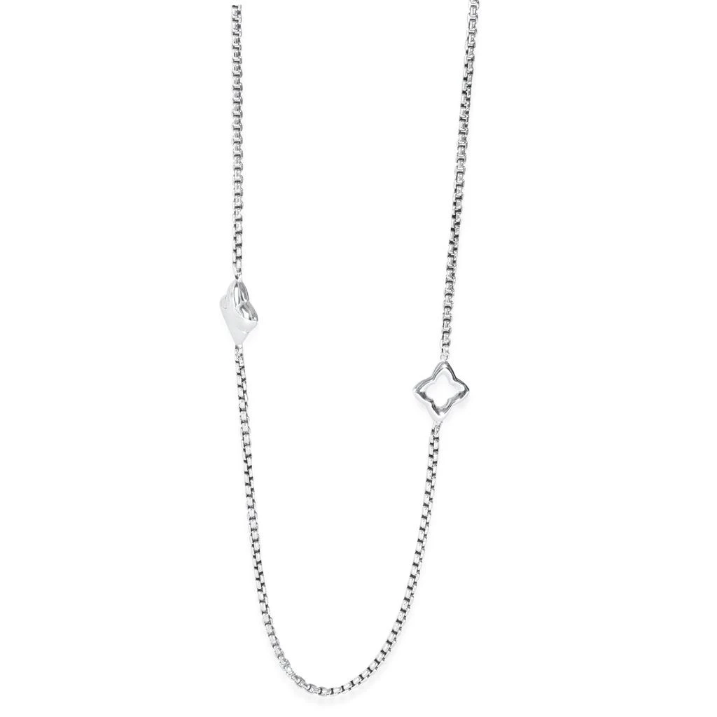 David Yurman Quatrefoil Necklace in  Sterling Silver 1