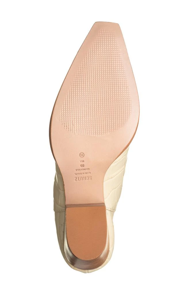 Schutz Briani Croc Embossed Boot 6
