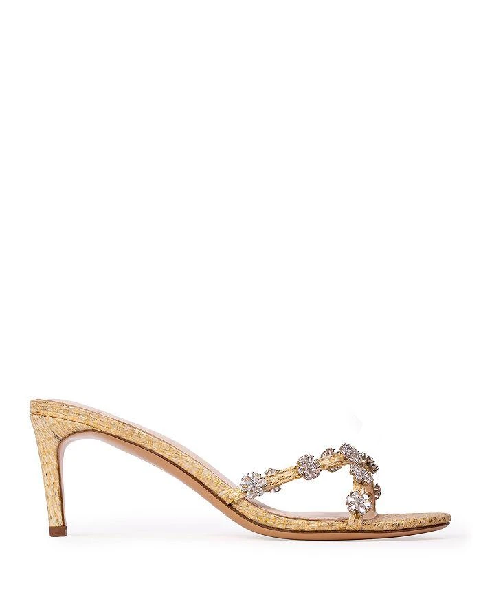 Black Suede Studio Women's Daisy Embellished Sandals 2