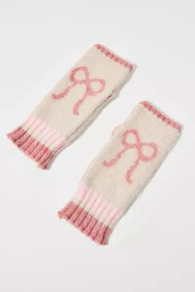 Urban Outfitters Bow Graphic Fingerless Glove 2
