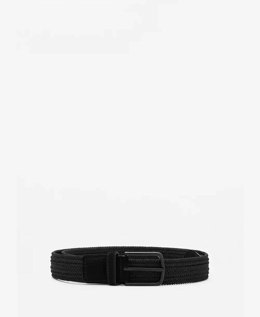 Mango Men
s Braided Elastic Belt